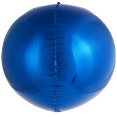 Шар-сфера 3D синий (61 см)
