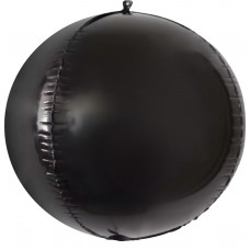 Шар-сфера 3D черный (61 см)