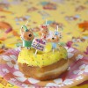 Свечи Три Кота, Принцессы, 7,5 см, 5 шт. с держат.