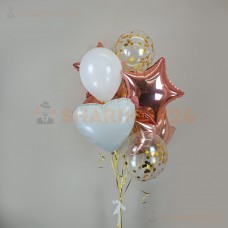 Композиция из шаров Gold Love