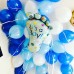 Фольгированный воздушный шар-фигура Ножка малыша-2 голубой (97 см)
