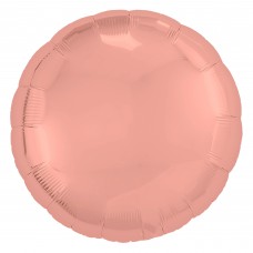 Шар (18''/46 см) Круг, Розовое Золото