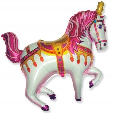 Шар (39''/99 см) Фигура, Цирковая лошадка, Фуше