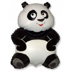 Шар (33''/84 см) Фигура, Большая панда, Белый
