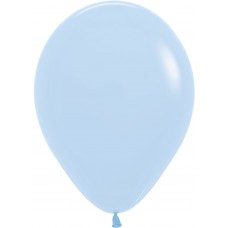 Шар (12''/30 см) Макарунс, Нежно-голубой (640), пастель