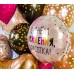Фольгированный воздушный шар-круг С Днем Рождения Красотка! светло-розовый (46 см)