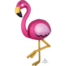 Ходячая фигура Фламинго розовый (173 см)