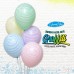 Воздушный шар Морозное граффити макарунс светло-сиреневый агат (30 см)