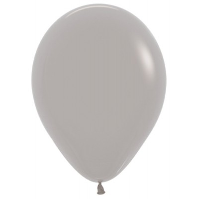  Воздушный шар серый пастель (30 см)