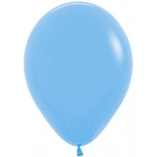  Воздушный шар голубой пастель (30 см)