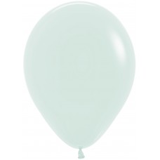  Воздушный шар Макарунс светлая мята пастель (30 см)