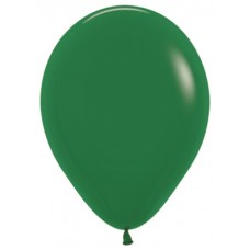  Воздушный шар темно-зеленый пастель (30 см)