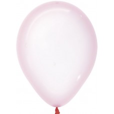 Воздушный шар Макарунс хрустально-розовый кристалл (30 см)