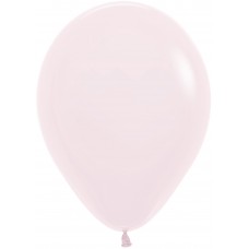  Воздушный шар Макарунс нежно-розовый пастель (30 см)