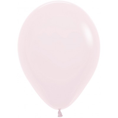 Воздушный шар Макарунс нежно-розовый пастель (30 см)