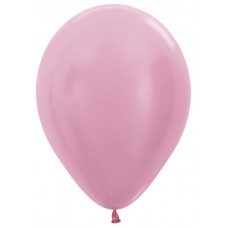 Воздушный шар розовый перламутр (30 см)