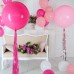  Воздушный шар розовый пастель (30 см)