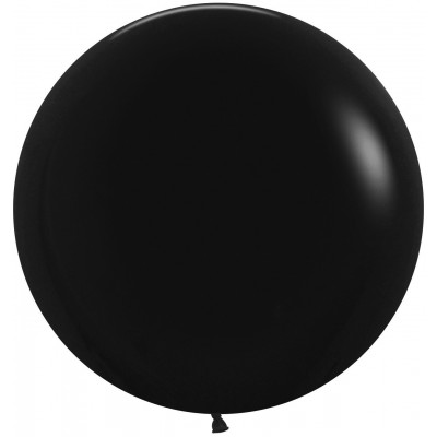 Большой шар черный пастель