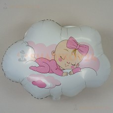 Шар (26''/66 см) Фигура, Малышка в облаках