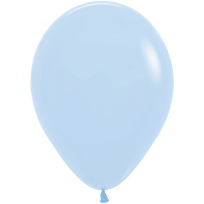 Воздушный шар Макарунс нежно-голубой пастель (30 см)