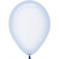 Воздушный шар Макарунс хрустально-голубой кристалл (30 см)